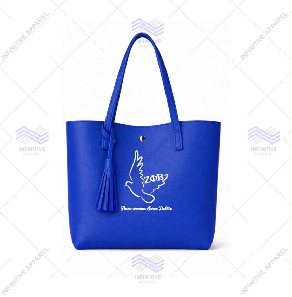 Finer Woman Personalized Embroidery bag.