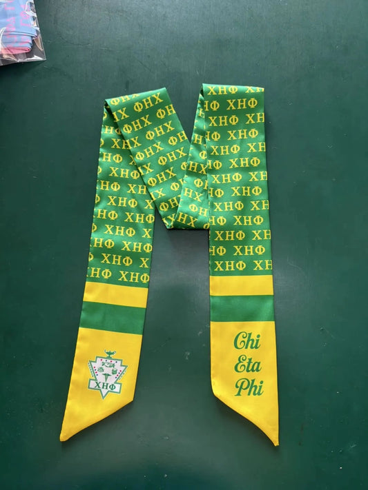 Chi Eta Phi Greekk Letters Purse Scarf