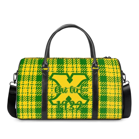 Chi Eta Phi Yellow Duffle Bag Yellow  High Quality Style 1 Ships in Three Weeks or Less