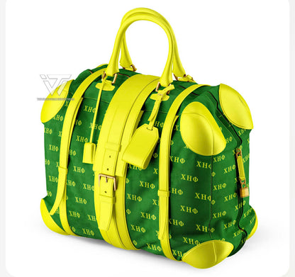 Chi Eta Phi Sorority Clothing Sublimated Luxury Travel Overnight Duffle Bag Weekender Bag Greek Paraphernalia