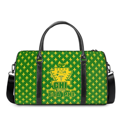 Chi Eta Phi Green/ Yellow Duffle Bag Yellow  High Quality Style 2 Ships in Three Weeks or Less