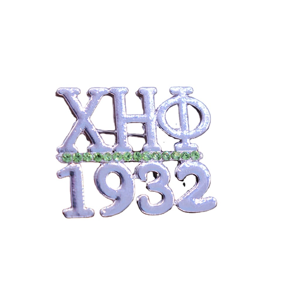 Metal Green Diamond Greek Life Member Club Nurse Rock Caduceus College School Sorority Founded 1932 Letters ETA CHI PHI Brooc