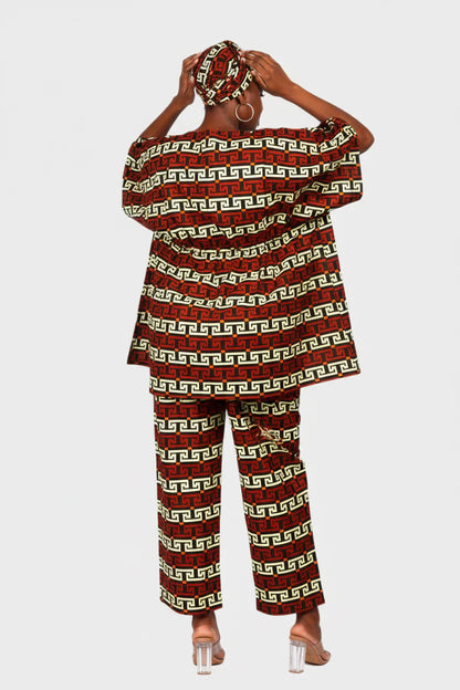 Peplum / Kaftan Top & Pant Set Fits up to 2xl