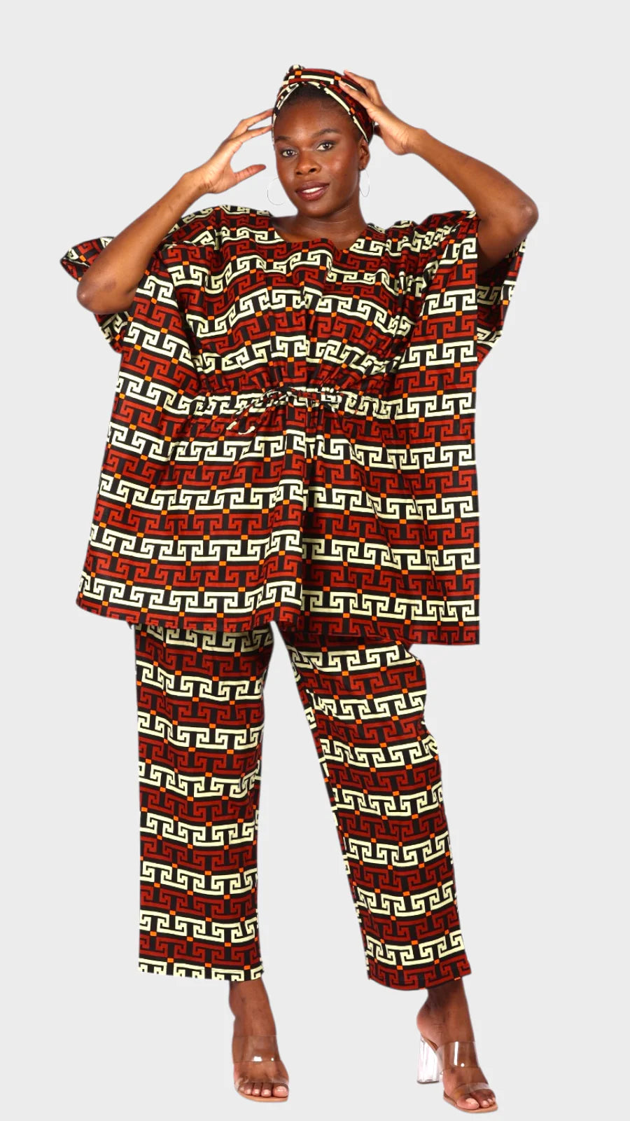 Peplum / Kaftan Top & Pant Set Fits up to 2xl