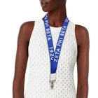 ZPB Blue Canvas Lanyard ID Badge Clip Women