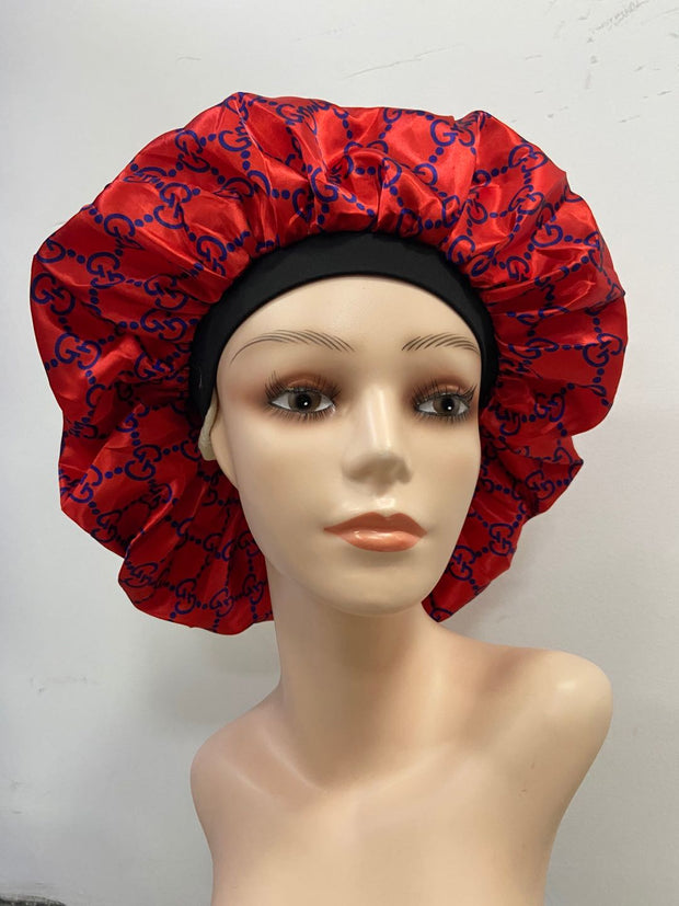 Mama Jojo Silky Satin Luxury Designer One Layer Bonnet Women Style Trendy
