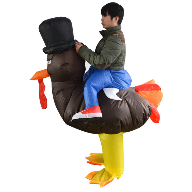 Thanksgiving turkey inflatable suit