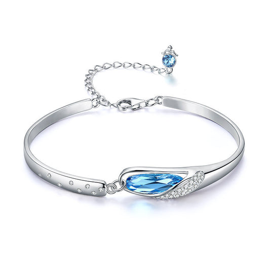 S925 Sterling Silver Bracelet Twelve Constellation Crystal Bracelet