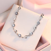Tanabata Valentine's Day Gift Bracelet Silver Jewelry