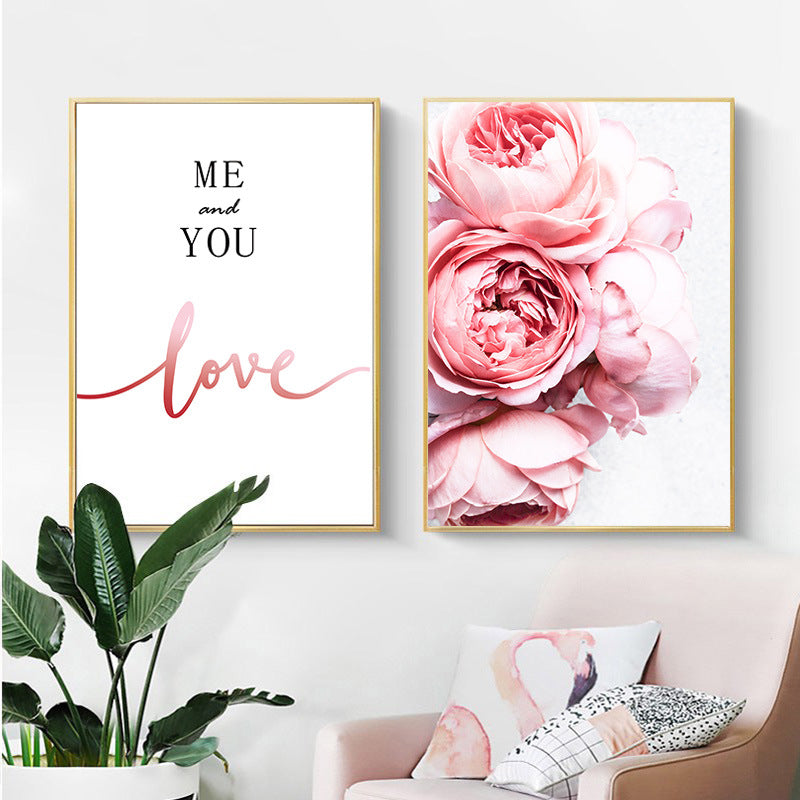 Modern Floral Posters And Hanging Decorative Painting