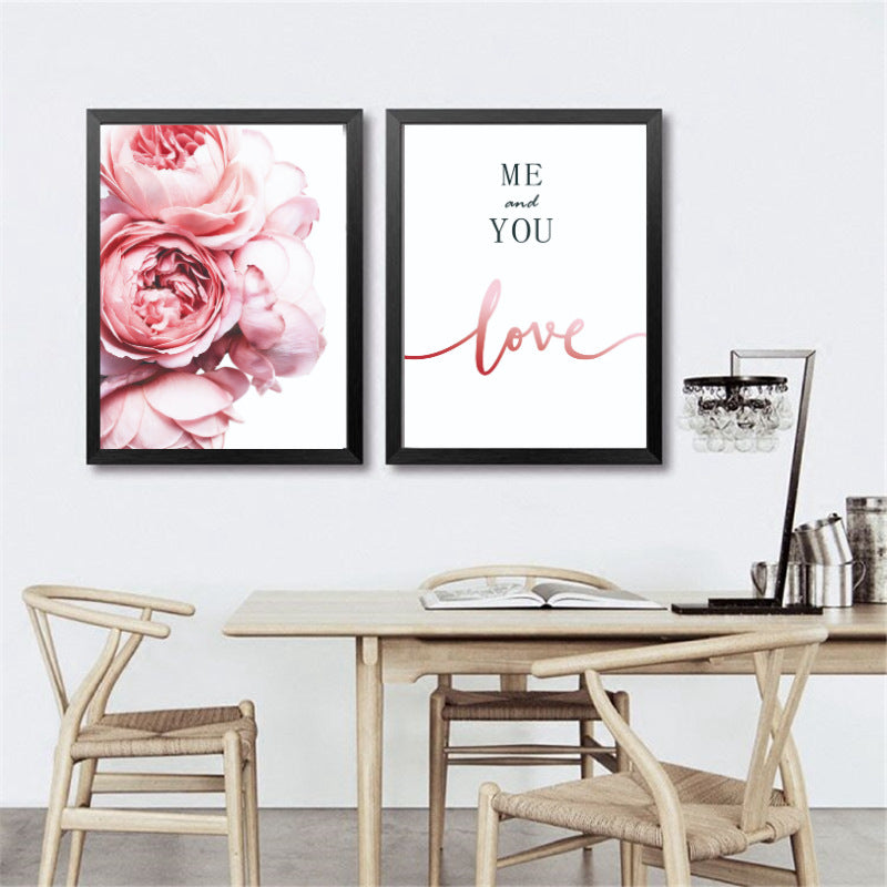 Modern Floral Posters And Hanging Decorative Painting