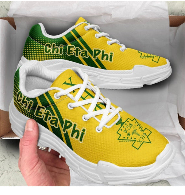 2023 Women's Chunky Sneakers Chi Eta Phi Sorority Women Platform Shoes Lace Up