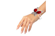 Red Butterfly Hinge Cuff