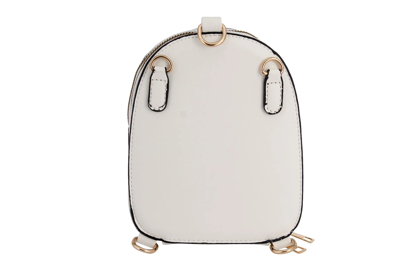 White Flower Mini Backpack